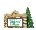 D56 Welcome To Dickens Village sign