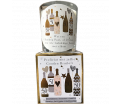 Giftbox - Proficiat met jullie gouden bruiloft - tekst glas:zie foto- Jar Candle - Vanilla - Een heerlijke zachte vanille geur - Brandtijd: +/- 45 uur Formaat kaars : 72x80 mm - Formaat box: 80x90mm