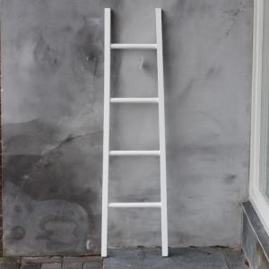Kolony - Houten ladder - 122x33cm - white