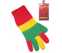 Handschoenen rood geel groen maat one size