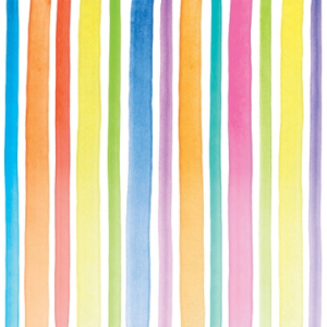 Aquarell Stripes - Servetten - 20st. bedrukt, 33X33cm, 3lagen, 100%Tissue, Chloorvrij