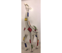 Studio Art - Tilly - Giraffe Andy Abstract - 17x9,5x39 cm - 100% handmade - Every piece is unique - For Art Lovers