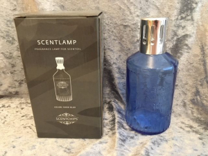 ScentOil - Scentlamp - Oil Burner - Dark Blue - With Wick