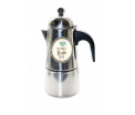 Koffie percolator - Een bakje sterke koffie - afm. 8x10,5cm, hoog 17.3 cm