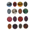 Stenen diamant kleur assorti doorsnee 25 mm