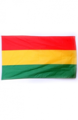 Vlag luxe rood geel groen 90X150 cm