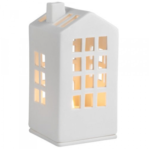 Mini light house - Town Hall- 6x6x12,5cm