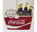 Kurt S. Adler - Coca-Cola - Polar Bear Cub in Coca-Cola Cooler