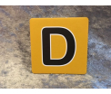 DIY - Kleur - D geel - 6cmX6cm