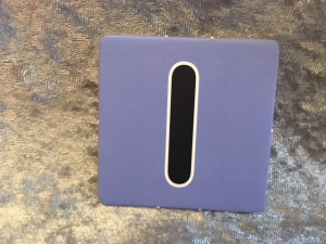 DIY - Kleur - I blauw - 6cmX6cm