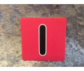 DIY - Kleur - I rood - 6cmX6cm