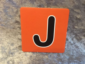 DIY - Kleur - J oranje - 6cmX6cm