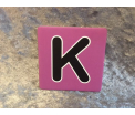 DIY - Kleur - K paars - 6cmX6cm