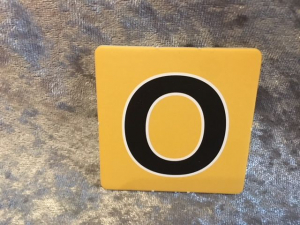 DIY - Kleur - O geel - 6cmX6cm