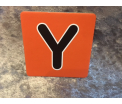 DIY - Kleur - Y oranje - 6cmX6cm