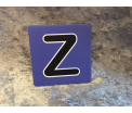 DIY - Kleur - Z blauw - 6cmX6cm