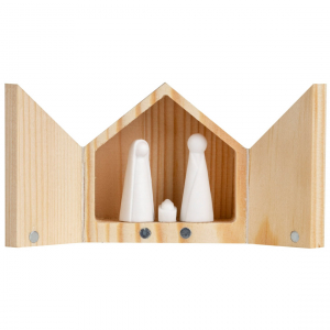 Nativity set mini - 5,5x5,5x3,5cm
