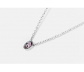 FriendsDesign - Inge's Necklace - Pink - Deze ketting is in lengte verstelbaar van 40cm tot 45cm - Onze sieraden zijn gemaakt van stainless steel met Swarovski elementen en zijn hypoallergeen