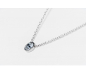 FriendsDesign - Inge's Necklace - Bright - Deze ketting is in lengte verstelbaar van 40cm tot 45cm - Onze sieraden zijn gemaakt van stainless steel met Swarovski elementen en zijn hypoallergeen