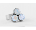 FriendsDesign - Suzanne's ring - Bright mix - Onze sieraden zijn gemaakt van stainless steel met Swarovski elementen. Deze ring is in grote verstelbaar en hypoallergeen