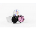 FriendsDesign - Suzanne's ring - Black mix - Onze sieraden zijn gemaakt van stainless steel met Swarovski elementen. Deze ring is in grote verstelbaar en hypoallergeen