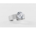 FriendsDesign - Inge's Ring - Bright - Deze ring is in grootte verstelbaar - Onze sieraden zijn gemaakt van stainless steel met Swarovski elementen en zijn hypoallergeen