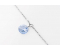 FriendsDesign - Tanja's Bracelet - Sky Blue - Deze armband is in lengte verstelbaar van 16cm tot 19cm - Onze sieraden zijn gemaakt van stainless steel met Swarovski elementen en zijn hypoallergeen