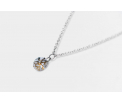 FriendsDesign - Tanja's Necklace - Clear Gold - Deze ketting is in lengte verstelbaar van 40cm tot 45cm - Onze sieraden zijn gemaakt van stainless steel met Swarovski elementen en zijn hypoallergeen