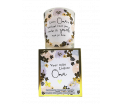 Giftbox - Voor mijn liefste oma - tekst glas: zie foto - Jar Candle - Vanilla - Een heerlijke zachte vanille geur - Brandtijd: +/- 45 uur Formaat kaars : 72x80 mm - Formaat box: 80x90mm