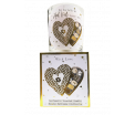 Giftbox - With Love - tekst glas: Jij betekent heel veel voor mij - Jar Candle - Vanilla - Een heerlijke zachte vanille geur - Brandtijd: +/- 45 uur Formaat kaars : 72x80 mm - Formaat box: 80x90mm
