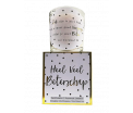 Giftbox - Heel veel beterschap - tekst glas: Zie foto glas - Jar Candle - Vanilla - Een heerlijke zachte vanille geur - Brandtijd: +/- 45 uur Formaat kaars : 72x80 mm - Formaat box: 80x90mm