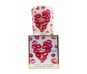 Giftbox Love - Kiss - Jar Candle - Vanilla - Een heerlijke zachte vanille geur - Brandtijd: +/- 30/45 uur Formaat kaars : 72x80 mm - Formaat box: 80x90mm