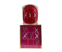 Giftbox Love - Hartjes oxo - Jar Candle - Vanilla - Een heerlijke zachte vanille geur - Brandtijd: +/- 45 uur Formaat kaars : 72x80 mm - Formaat box: 80x90mm