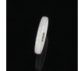 My Bendel - Godina - Wit - Diamant geslepen keramische ring - 3mm - Maat 18mm
