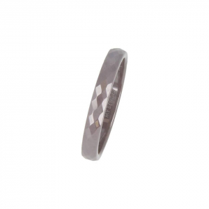 My Bendel - Godina - Grijs - Diamant geslepen keramische ring - 3mm - Maat 18mm