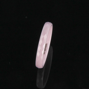 My Bendel - Godina - Roze - Diamant geslepen keramische ring - 3mm - Maat 16mm