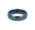 My Bendel - Godina - Blauw - Glad gepolijste keramische ring - 6mm - Maat 17mm