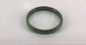 My Bendel - Godina - Groen - Diamant geslepen keramische ring - 3mm - Maat 19mm