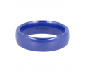 My bendel - Godina - kobalt - Glad gepolijste keramische ring - 6mm - Maat 17mm