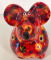 Petit-Pidou Pinkies Mouse - Mini Moneybank - Red Tropical