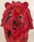 Leo Moneybank Lion - Red