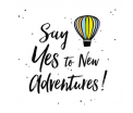 Joy - Say yes to new adventures! - 14x14cm incl. envelop