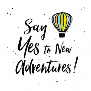 Joy - Say yes to new adventures! - 14x14cm incl. envelop