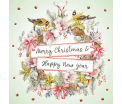Janneke Brinkman Salentijn - Kerst - Merry Christmas & Happy New Year - tekst binnenkant: Blanco - 140x140mm