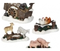 Farm scenery, set of 4