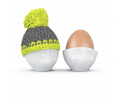 Egg Cup Hat - Grey/Green