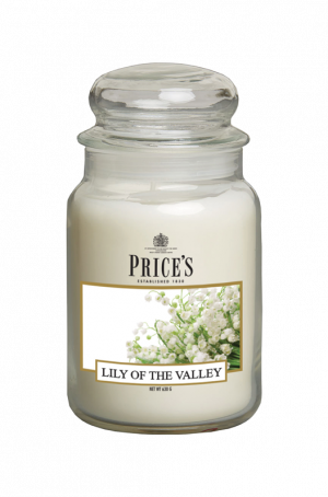 Large Jar Candle - Lily of the Valley - Geniet van de heerlijke en verfrissende bloemengeur van deze prachtige lentestruik. - Brandtijd: +/- 150 uur Formaat: 95x179 mm -