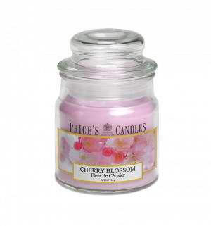 Little Jar Candle - Cherry Blossom - Een delicate, fruitige en bloemige geur van de prachtige kersenboom bloem - Brandtijd: +/- 30 uur Formaat: 85 x 60 mm