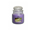 Medium Jar Candle - Lavender & Lemongras - Zoete, rustgevende tonen van lavendel gecombineerd met de heerlijke, stimulerende citrusgeur van citroengras - Brandtijd: +/- 90 uur Formaat: 95x142 mm -