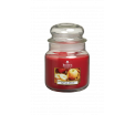 Medium Jar Candle - Apple Spice - Een heerlijke, gemengde geur van zoete appel en een vleugje kaneel. - Brandtijd: +/- 90 uur Formaat: 95x142 mm